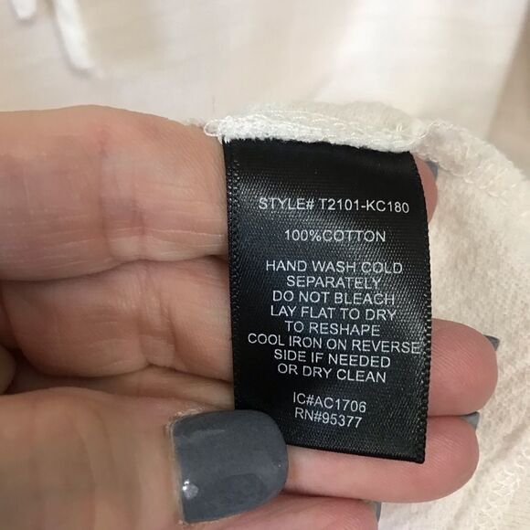 Sanctuary  by‎ Anthro Bell Sleeve Boho Gauze Top - Picture 6 of 8